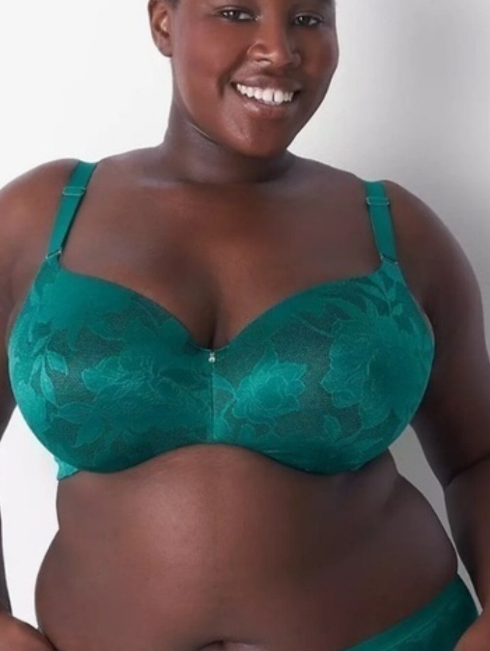 CACIQUE LIGHTLY LINED BALCONETTE UNDERWIRE BRA SIZE 38DDD